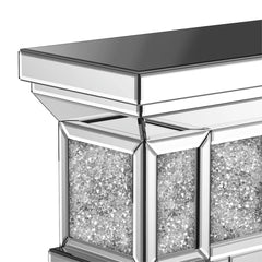 ENENE Mirrored Electric Fireplace 47 x 40 1500W Indoor Fireplace
