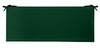 RSH Dcor Indoor Outdoor 2 Foam Cushion with Ties (38 x 18 x 2), Solid Hunter Green