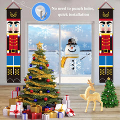 71" x 12" Christmas Polyester Outdoor Banner (2 Pack)