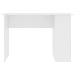 moobody Computer Desk with Storage Shelves Engineered Wood Writing Desk Gaming Table White Home Office Furniture 43.3 x 23.6 x 28.7 Inches (W x D x H)