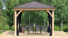 Yardistry 12' x 12' Meridian Gazebo Mosquito Mesh Kit