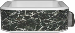 Garvee Inflatable Hot Tub 82.67 x 82.67 x 27.55", for 4-6 Persons, 105 Jets, Marble Design