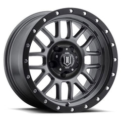 ICON Alloys Alpha, Gunmetal, 20 x 9 / 5 x 150, 16mm Offset, 5.625" BS