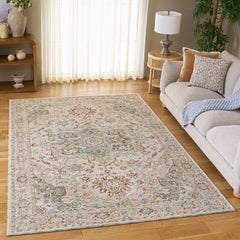 Safavieh Hamilton Area Rug, Ivory Blue, 6' x 9'