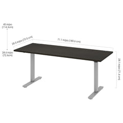 Bestar Upstand 30' x 72' Adjustable Height Desk