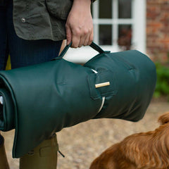 Travel Mat in Forest Rhino Faux Leather