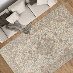 Apache Chenille Area Rug, Rosetta Beige, 5' x 8'