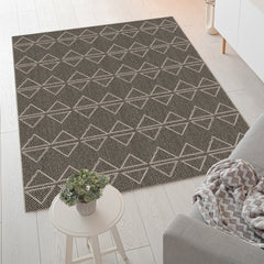 Lyon Rug by Baldosa, Dark Jute, 4' x 6'