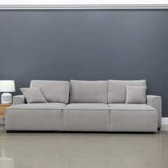 Noosa Sofa Bed w/ Chaise Natural