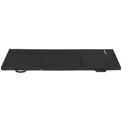 BalanceFrom 6 Ft. x 2Ft. x 1.5 In. Three-Fold High Density Foam Folding Exercise Mat with Carrying Handles for MMA, Gymnastics and Home Gym, Black