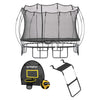 Springfree 13' x 13' Square Backyard Trampoline with Accessories, Black