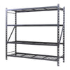 Stronghold Garage Gear by Shin Crest Steel 4-Tier Storage Rack 72"H x 24"D x 77"W, 1000lb per shelf