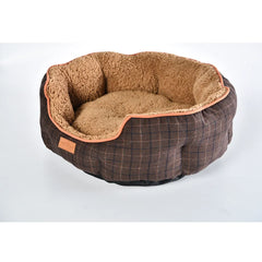 Plaid Pet Bed Dog Bed