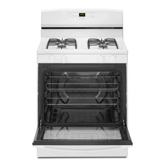 Brand New Amana(R) AGR6303MMW Gas Range with Bake Assist Temps, Dimensions 46" H x 30" W x 28" D, Weight 136lbs