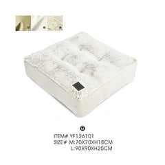 Fluffy Dog Cushion Big Raised Dogs Bed