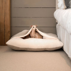 Bed in Natural Herringbone