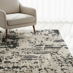 Solaris Area Rug, Argent Charcoal, 8'8" x 13'