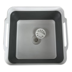 Trail 10-quart Collapsible Sink 12.1 in L x 12.1 in W x 2.75 in H (7.87 in expanded)