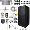 iMeshbean 24" x 24" x 55" Grow Tent Kit w/ LED Full Spectrum Grow Light & Air Ventilation Inline Fan Set