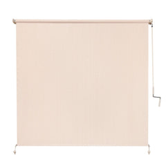 Coolaroo 96" x 72" Crank Operated Beige Roller Sun Shade