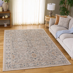 Safavieh Sutton Area Rug, Beige Navy, 6' x 9'