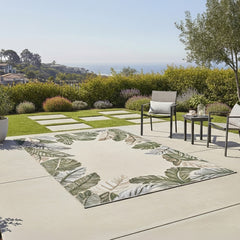 Laguna Indoor/Outdoor Area Rug, Molokai Ivory, 5'3" x 7'