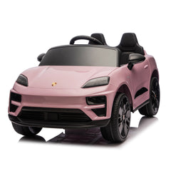 Licensed 24V Porsche Macan Turbo EV Kids Ride On One Seater cars, Rubber Tires, Leather Seat, with RC