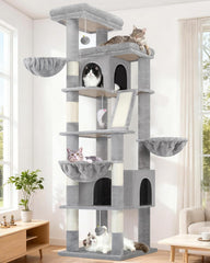 Globlazer 80in Extra Large Cactus Corner Cat Tree Tower S80G, Green