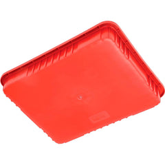 Global Industrial(TM) Plastic Dividable Grid Container - DG93030 22-1/2"L x 17-1/2"W x 3"H Red