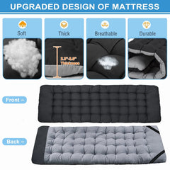 MOPHOTO Adults Folding Camping Cot, Oxford Folding Cot Portable Outdoor Military Sleeping Bed, Camping Cot with Mattress&Carry Bag, 75" x 28"x 14"