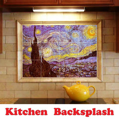 Ceramic Tile Mural-Jean Millet Country Painting 200. 21.25" w x 17" h using (20) 4.25 x 4.25 ceramic tiles
