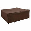 Mr. Bar-B-Q 120 x 90 x 40 in. Premium Patio Cover, Dark Brown - 600 x 300D PE