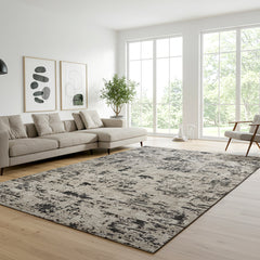 Solaris Area Rug, Argent Charcoal, 8'8" x 13'