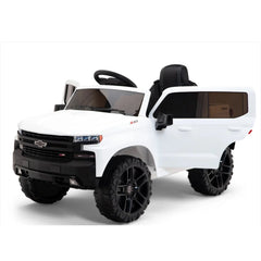 2026 12V Official Chevrolet Silverado Truck Kids Ride On One Seater Electric Car With RC