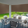 Coolaroo 96" x 72" Crank Operated Beige Roller Sun Shade