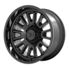 XD Wheels Xd864 Rover Satin Black with Gloss Black Lip Wheel with Alloy Steel (20 x 9. inches /5 x 78 mm, 0 mm Offset)