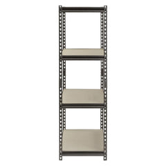 Muscle Rack 36"W x 18"D x 60"H 4-Shelf Steel Freestanding Shelves; 500 lbs. Capacity per Shelf; Silver