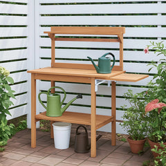 SgoodS 51.2 in x 45.3 in x 17.9 inGarden Potting Bench Table Outdoor Work bench Station