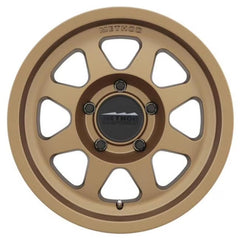 17 x 7.5 in. Plus 30 mm Offset 5 x 108 63.4 mm MR701 CB Method Bronze Wheel