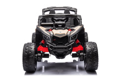 Licensed 24V Can Am Maverick Kids Ride On One Seater UTV, Rubber Tires, Leather Seat with RC