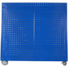 Triton Products LocBoard 36-3/4"L x 39-1/4"H x 21-1/4"W Anodized Aluminum Frame Tool Cart with Tray