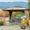 Outsunny 10' x 12' Hardtop Canopy Gazebo, Durability