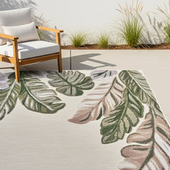 Laguna Indoor/Outdoor Area Rug, Molokai Ivory, 5'3" x 7'