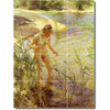 Ceramic Tile Mural-Anders Zorn Nudes Floor Tile Mural 30. 24" w x 32" h using (12) 8 x 8 ceramic tiles