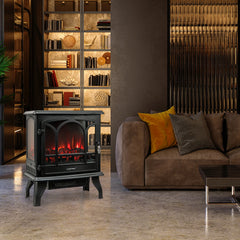 Costway 20'' x 23'' Freestanding 1400W Electric Indoor Fireplace