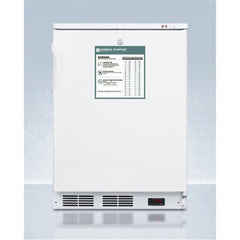 33.5 x 23.63 x 23.5 in. General Purpose Counter Height All-Freezer with Lock, White