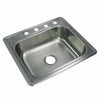 Transolid 25'' L x 22'' W Drop-in Kitchen Sink