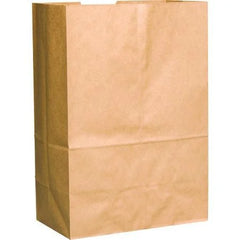 General Grocery Paper Bags, 75 lbs Capacity, 1/6 BBL, 12"w x 7"d x 17"h, Kraft, 400 Bags -BAGSK1675
