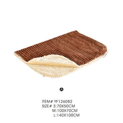Corduroy Pet Blanket Soft Warm Cat Dog Blanket