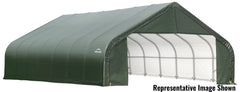 ShelterLogic 28' x 20' x 20' Peak Style Shelter, Green